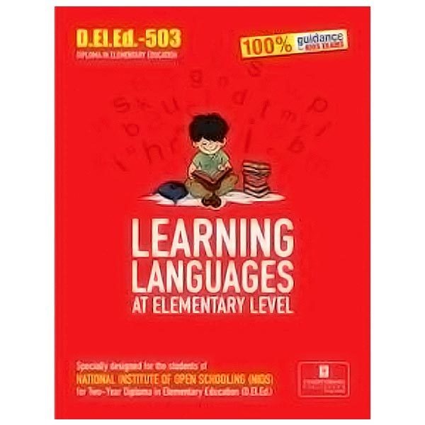 D.EL.ED-503 LEARNING LANGUAGES (AT ELEMENTARY LEVEL) Book in English Medium