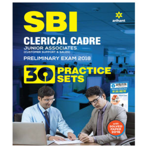 Book for SBI Clerical Cadre exam with 30+ practice sets
