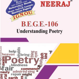 IGNOU BEGE 106 Book (Understanding Poetry)