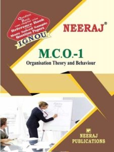 MCO1-Organisation Theory & Behaviour (IGNOU help book for MCO-1 in English Medium)
