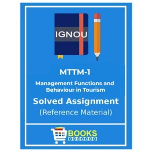 IGNOU MTTM 1 Solved Assignment