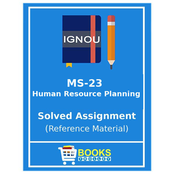IGNOU MS 23 Solved Assignment Jan 2020