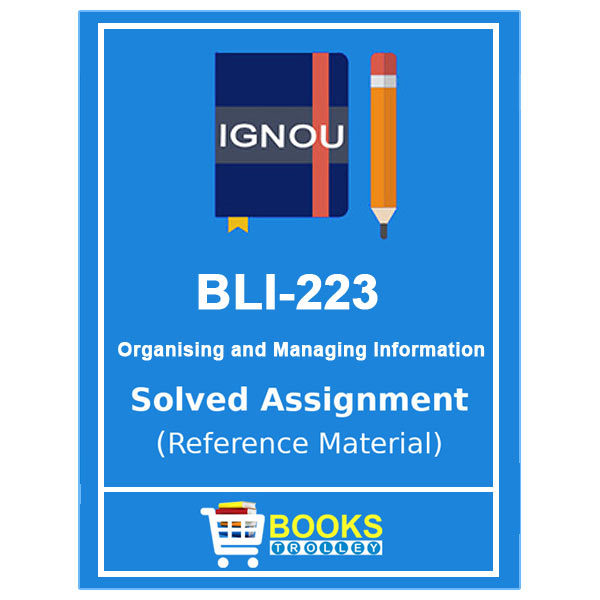 IGNOU BLI 224 Solved Assigment