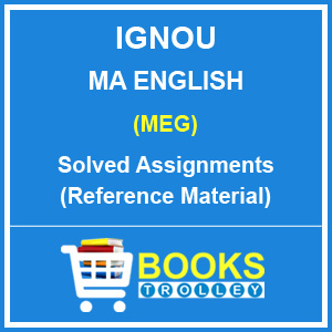 IGNOU MA English Solved Assignments 2021-22