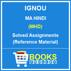 IGNOU MA Hindi Solved Assignments 2020-21