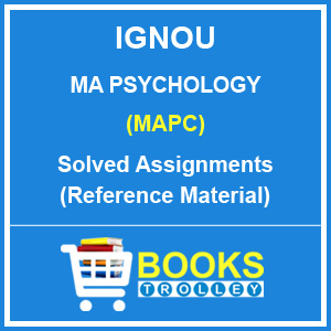 IGNOU MA Psychology Solved Assignments 2020-21