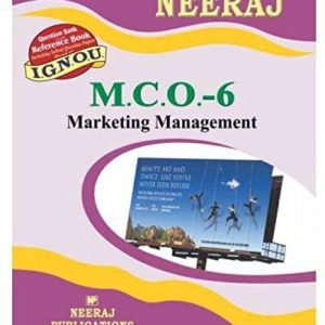 MCO-6 Marketing Management -English - (IGNOU Help Book For MCO-6 In English medium,MCOM IGNOU)