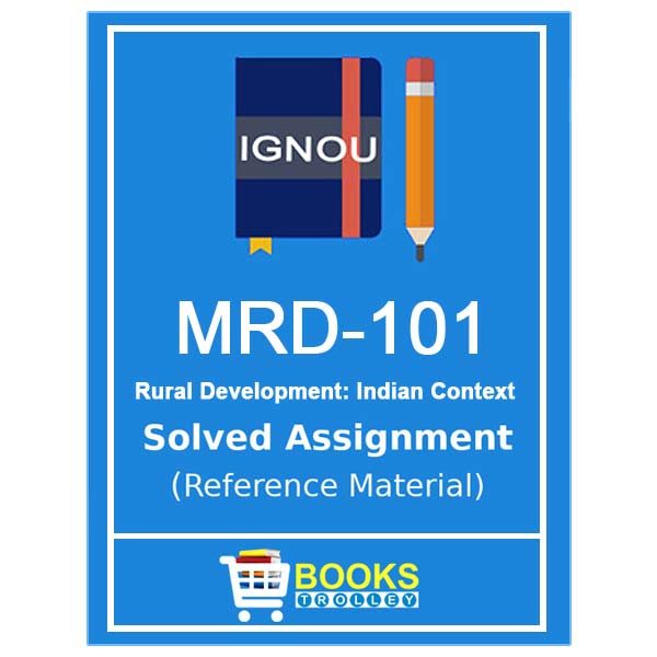 IGNOU MRD 101 Solved Assignment (PGDRD)