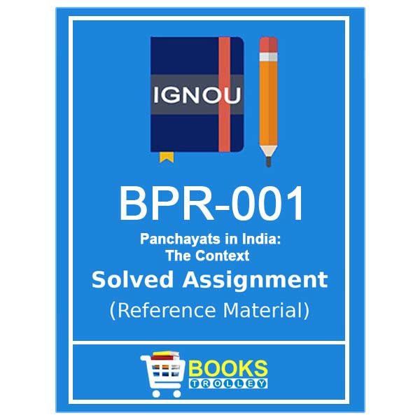 IGNOU BPR 1 Solved Assignment
