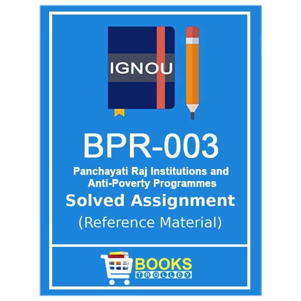 IGNOU BPR 3 Solved Assignment