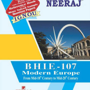 BHIE-7 : Modern Europe From Mid-18th Century to 20th Century (IGNOU Book in English Medium)