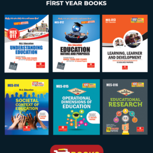 IGNOU MA Education First Year Books