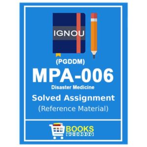 IGNOU MPA 6 Solved Assignment