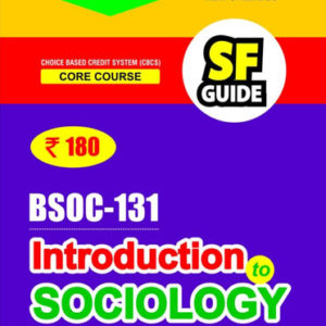 IGNOU BSOC 131 Book in English Medium (Introduction to Sociology)