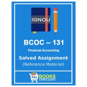 IGNOU BCOC 131 Solved Assignment