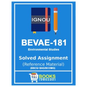 IGNOU BEVAE 181 Solved Assignment