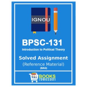 IGNOU BPSC 131 Solved Assignment