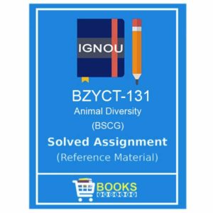 IGNOU BZYCT solved assignment