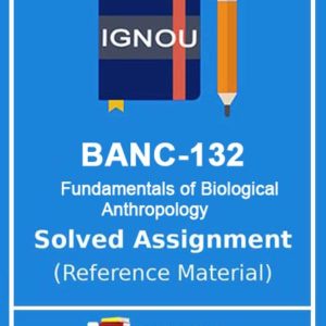 IGNOU BANC 132 Solved Assignment