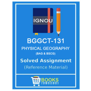 IGNOU BGGCT 131 Solved Assignment
