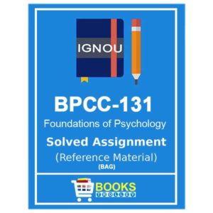 IGNOU BPCC 131 Solved assignment