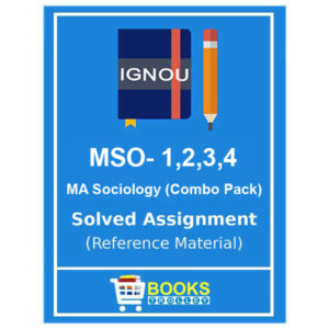 IGNOU MSO First Year Solved Assignment Combo Pack