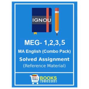IGNOU MEG 1, MEG 2, MEG 3, MEG 5 Solved Assignment Combo pack