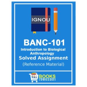 IGNOU BANC 101 Solved Assignment