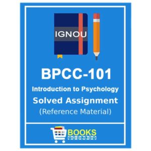 IGNOU BPCC 101 Solved Assignment