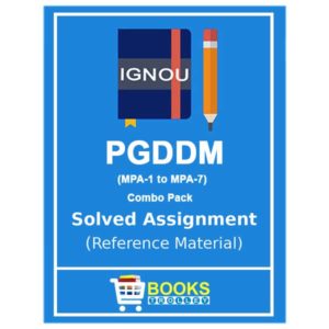 IGNOU PGDDM Solved Assignment Combo Pack