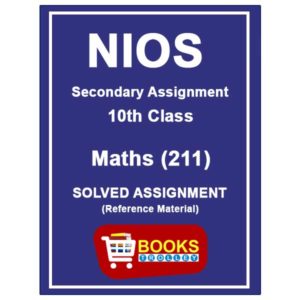 NIOS Maths 211 Solved Assignment