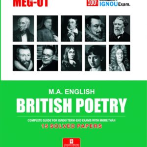 IGNOU MEG 1 Book (British Poetry) by Straight Forward Publisher