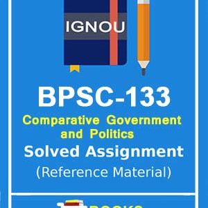 IGNOU BPSC 133 Solved Assignment