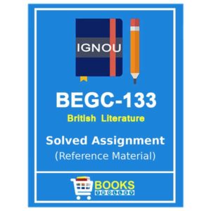 IGNOU BEGC 133 Solved Assignment