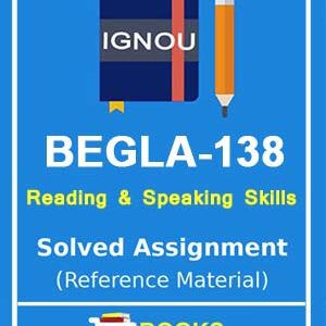 IGNOU BEGLA 138 Solved Assignment