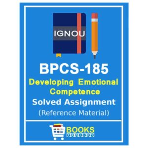IGNOU BPCS 185 Solved Assignment
