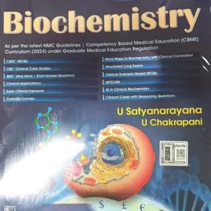 Biochemistry book by U Satyanarayana and U Chakrapani 2026 7th edition