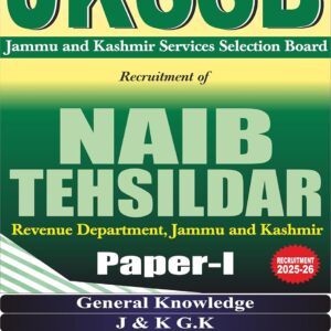 JKSSB naib tehsildar book 2025